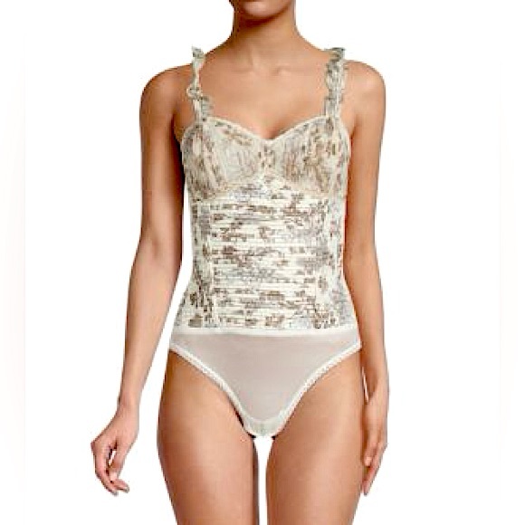 Free People Other - NWT! Free People Weekend Ruffle Bodysuit Lingerie